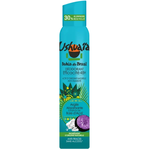 Ushuaïa Bahia do Brasil — Déodorant argile et baie d’açaï