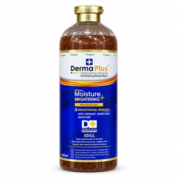 SDGL Derma Plus — Gel douche exfoliant Moisture Brightening+, 1 000 ml