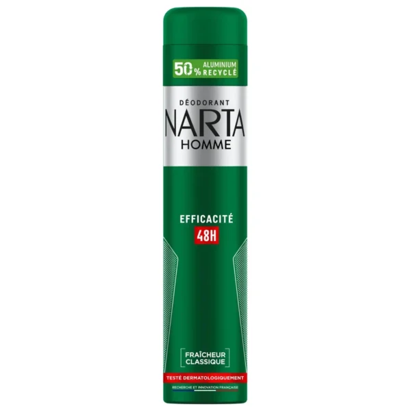 NARTA Homme Fraîcheur Classique — Déodorant spray, 200 ml