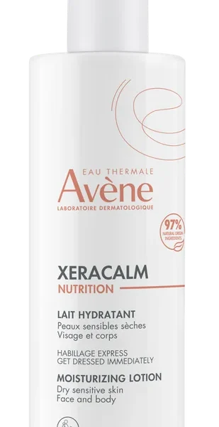 Lait hydratant Avène XeraCalm Nutrition visage et corps, 400 ml.